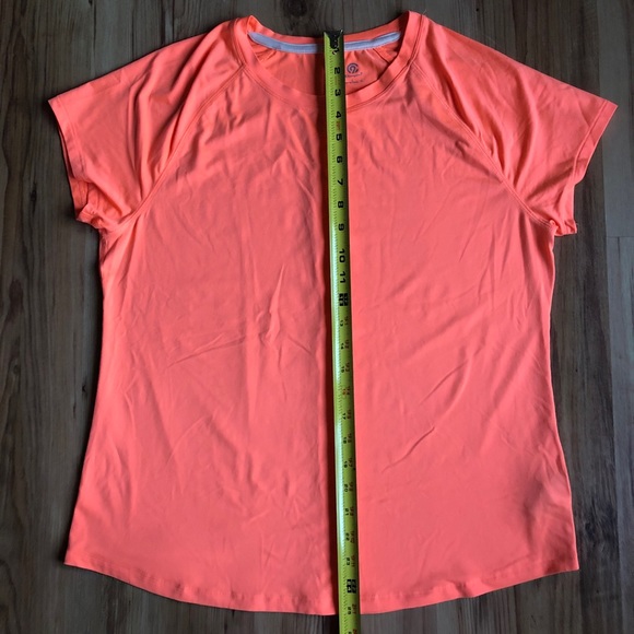 CHAMPION Active Shirt Large Neon Orange Women’s - Picture 6 of 12